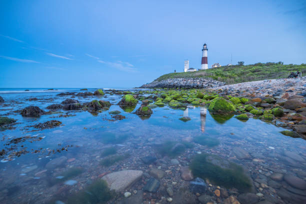 istock Montauk Lighthouse and Harbour 1152005078