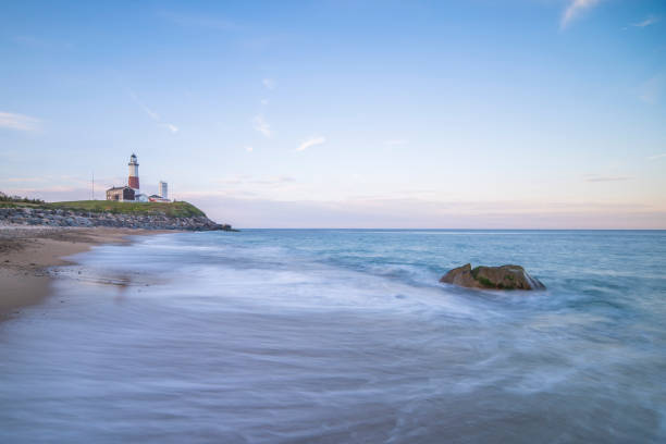 ponto de montauk - montauk lighthouse - fotografias e filmes do acervo