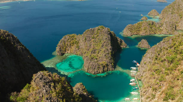 istock Seascape with lagoons and turquoise water 1152006738