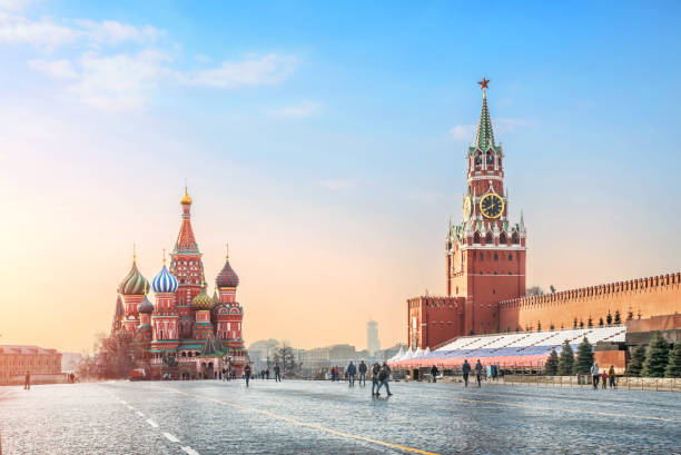 istock Gentle blue sky morning on Red Square 1152007725