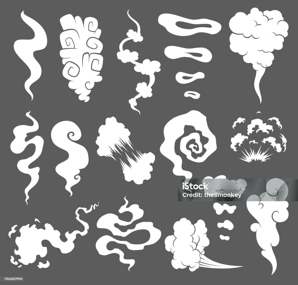Mùi Hôi Mây Khói Khói Hơi Khói Của Thuốc Lá Hoặc Các Biểu Tượng ...
