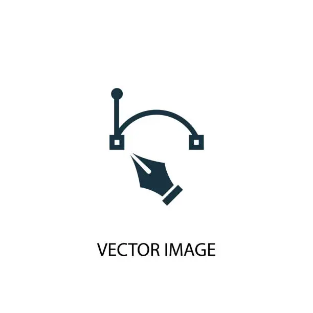 Vector illustration of vector image icon. Simple element illustration. vector image concept symbol design. Can be used for web and mobile.