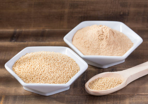 istock Amaranth seeds and powder - Amaranthus 1152010078