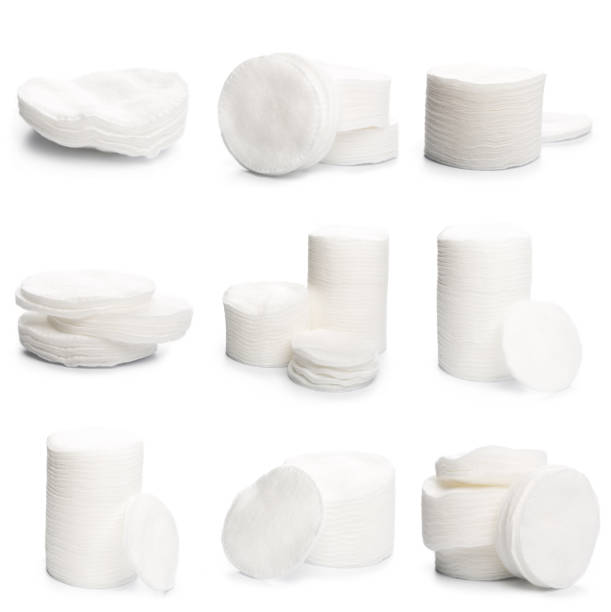 istock Cotton swabs isolated on a white background. Cotton disks 1152011346