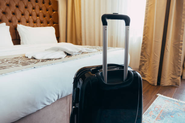 istock Luggage in the hotel room 1152011469