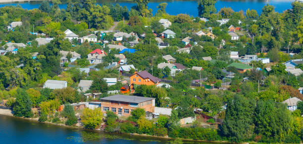 istock Aerial houses Dnipro river Kyiv 1152013480