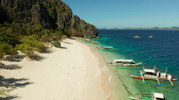 istock Seascape with tropical beach and sea 1152020526