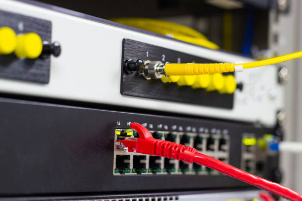 istock The network cables to connect Lan port in the Datacenter room 1152021832