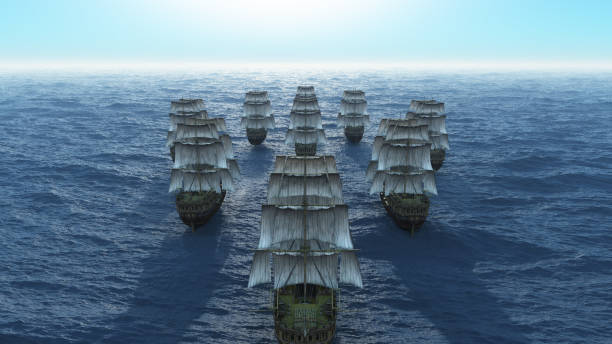 istock old ships fleet at sea 1152028323