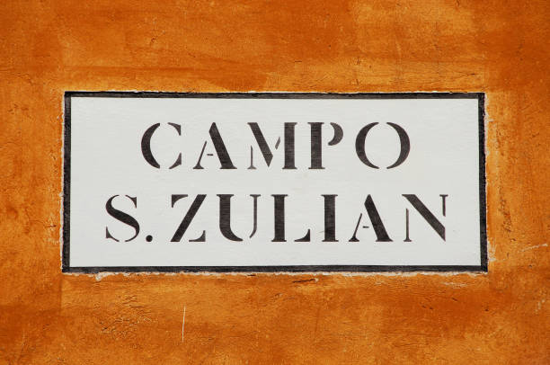 istock Campo S. Zulian square sign in Venice 1152031676