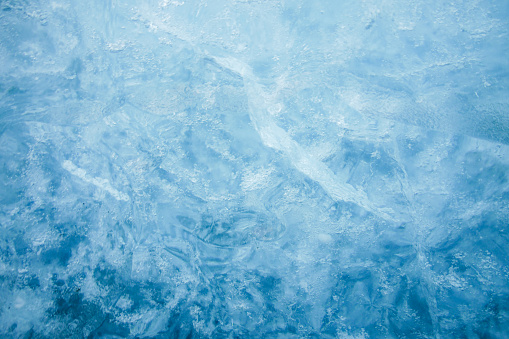 Ice wall of the cave of Iceland ice (Vatnajökull). Shooting Location: Reykjavik