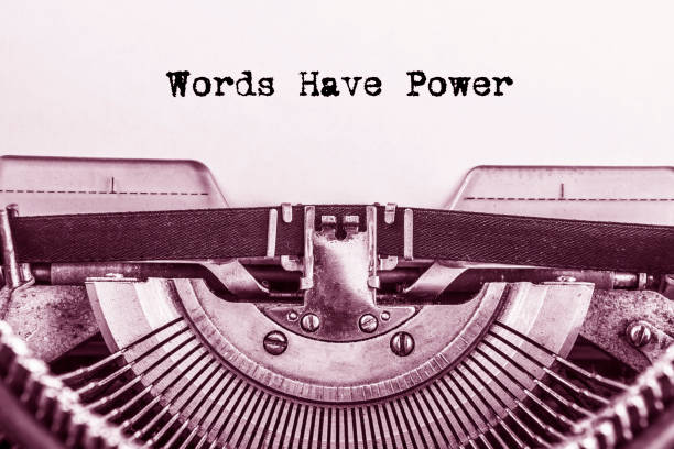 istock Words Have Power printed on a sheet of paper 1152035288