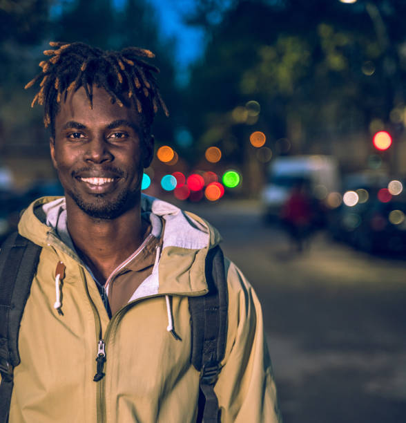 istock Cool young man walking in Barcelona 1152035968