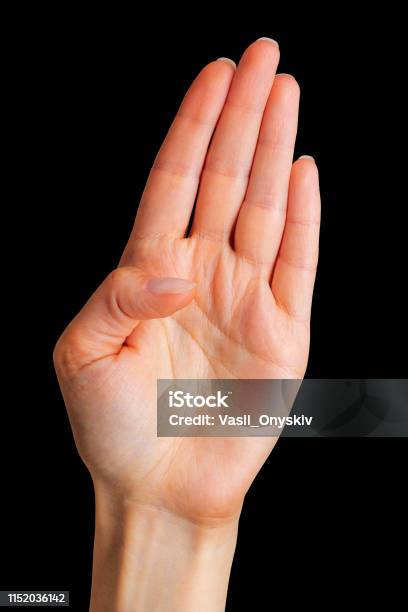 Weibliche Hand, Die Mittelfinger Zeigt Geste Des Angriffs Oder Der  Respektlosigkeit Stockfoto - Bild von menschlich, geste: 131424268