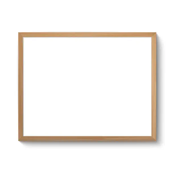Vector illustration of Realistic photo frame