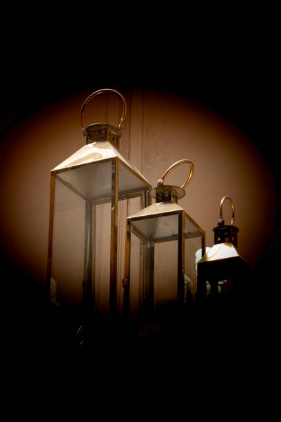 istock Old retro  styled lantern made of metal 1152040585