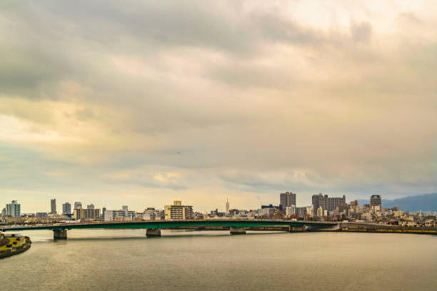istock Japanese Urban Scene Train Point of View 1152041892