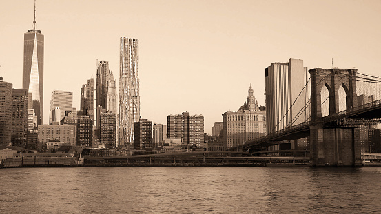 Brooklyn Bridge in Manhattan