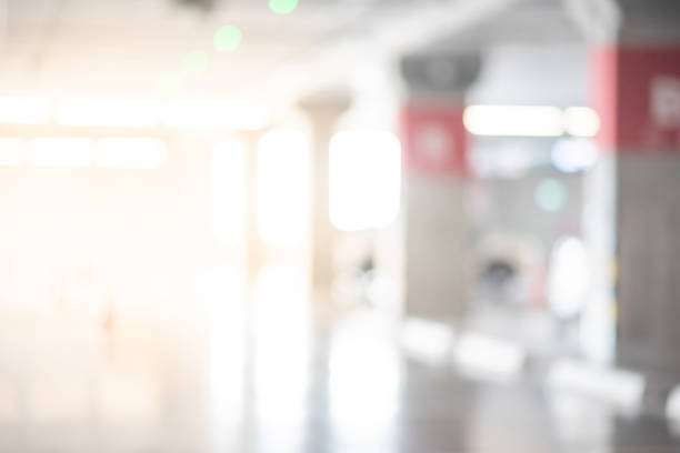 istock Abstract blurred car in parking lot background 1152048301