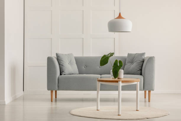 istock Simple living room interior in scandinavian style 1152050334