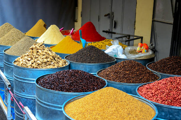 istock Traditional Spices at the market Marrakesh, Morocco 1152064565
