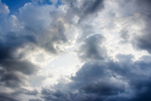 istock Cumulus Clouds in the blue sky before the storm 1152064634