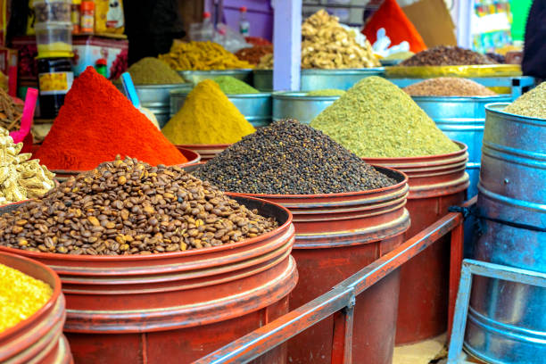 istock Traditional Spices at the market Marrakesh, Morocco 1152064677