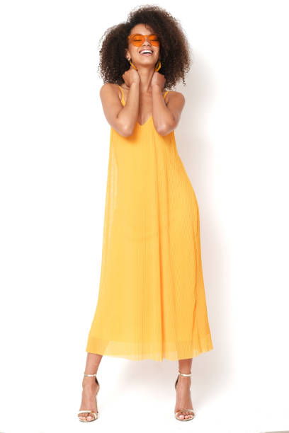 istock Studio shot of young black model. 1152064696