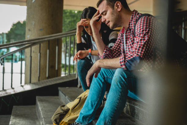 istock student life. two students sat in front of the faculty 1152066471