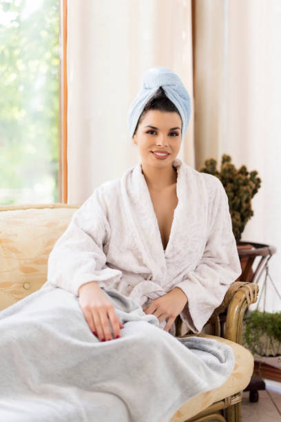 istock Beautiful woman at home 1152071928