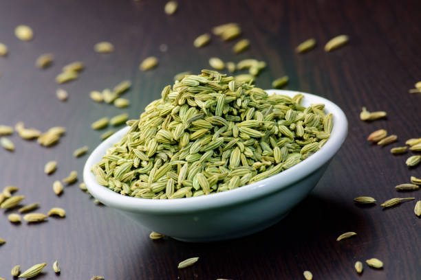 istock Fennel seeds in a ceremic bowl on a wooden table 1152072823