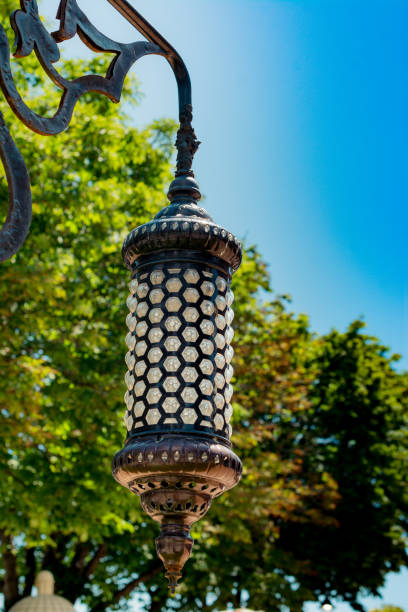 istock Old retro  styled lantern made of metal 1152074168