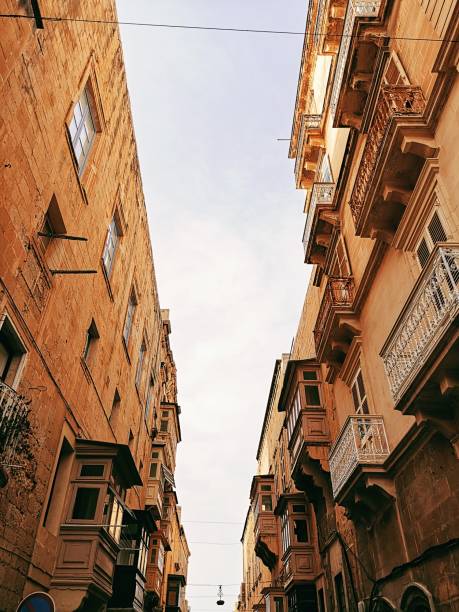 istock Narrow street in old town 1152075603