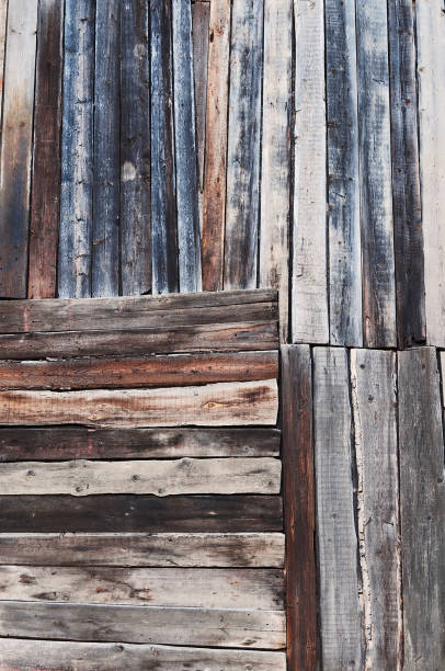 istock wall from wooden planks 1152077715