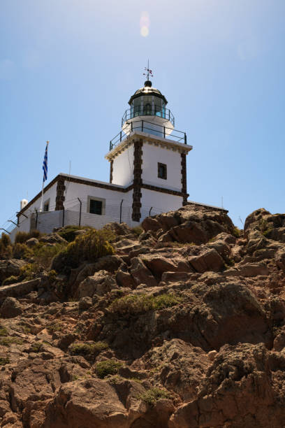 istock Faros at Akrotiri (faros akrotiriou) in Santorini, Greece 1152078341