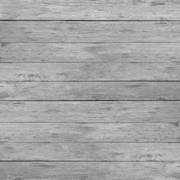 istock Gray wood wall plank texture or background 1152079306