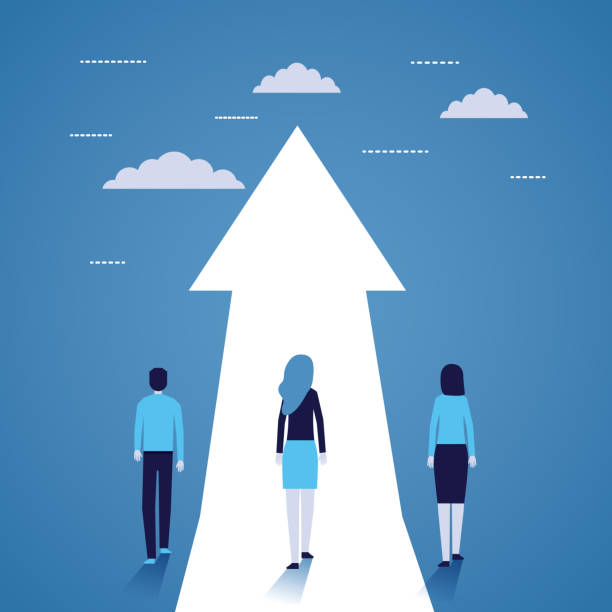 istock business women and man with growth arrow 1152080528