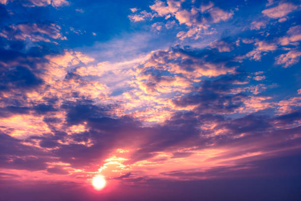 istock beautiful summer red sunset or sunrise 1152082295