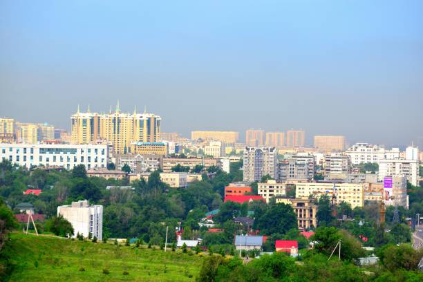 istock Panoramic view of Almaty city 1152084247