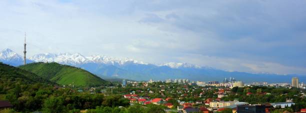 istock Panoramic view of Almaty city 1152084272