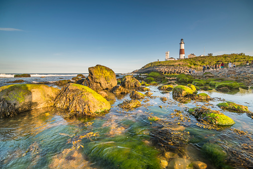 New York State, Beach, The Hamptons, Montauk Point, Lighthouse