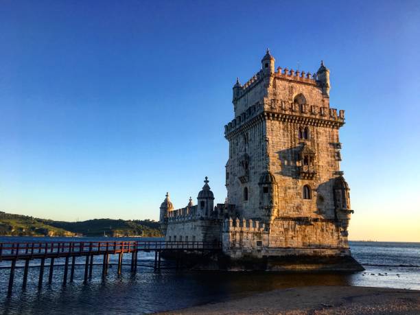 istock Sunset in Belem, Lisbon, Portugal 1152096768