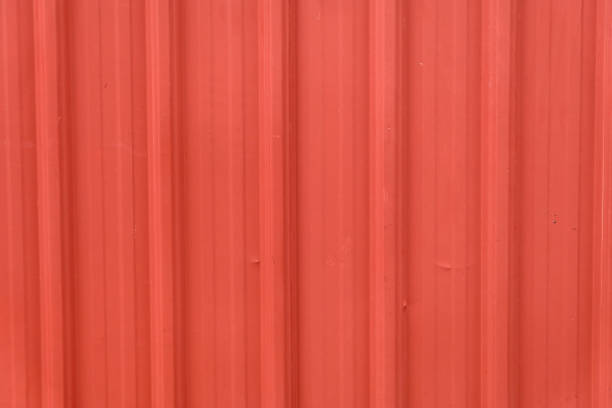 istock Zinc plate red background close up 1152097055