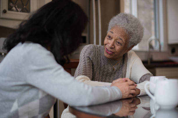 istock Two Female Seniors Relaxing Together 1152101635