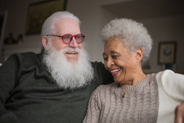istock Elder Senior Couple Relaxing And Looking Out Window 1152101644