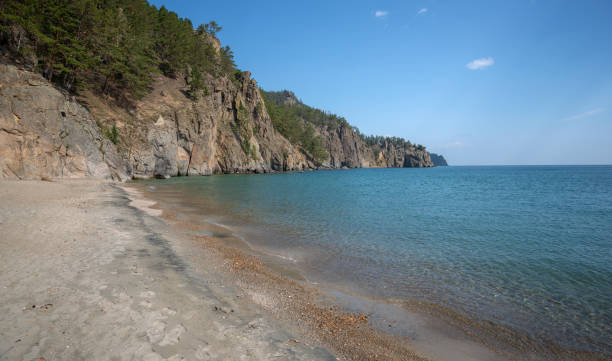 istock A small sandy bay on Lake Baikal 1152109426