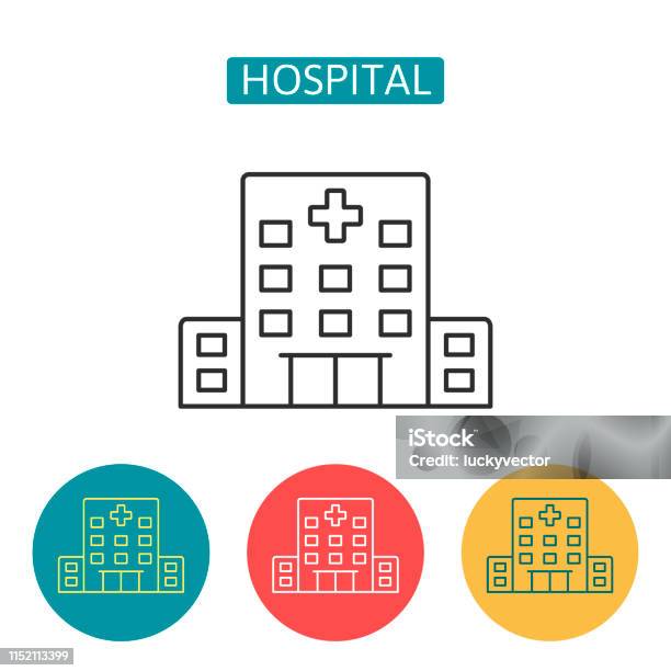 Hastane Bina Anahat Simgeleri Ayarlayın Stok Vektör Sanatı & Hastane‘nin Daha Fazla Görseli - Hastane, Simge, Dış cephe