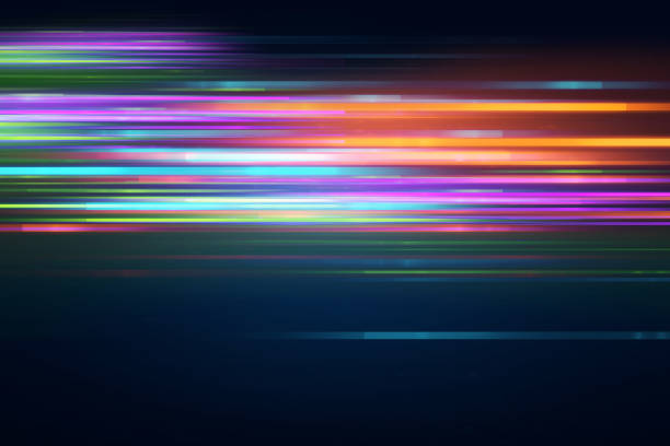 istock speed lines of light and stripes over technology background 1152115264