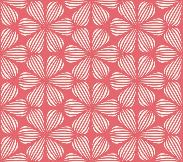 Vector illustration of Seamless Geometric Pattern - Hand Drawn