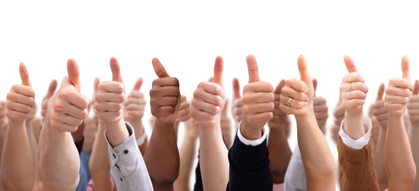 istock Group Of People  Hand Showing Thumb Sign 1152125159